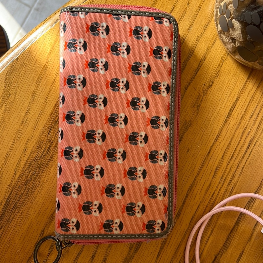 Fossil wallet with owls